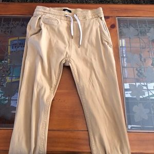 Undefeated Tan Joggers